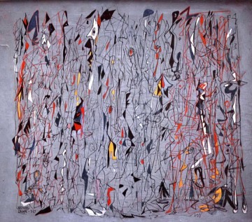 抽象的かつ装飾的 Painting - トワイライト・サウンドの抽象表現主義